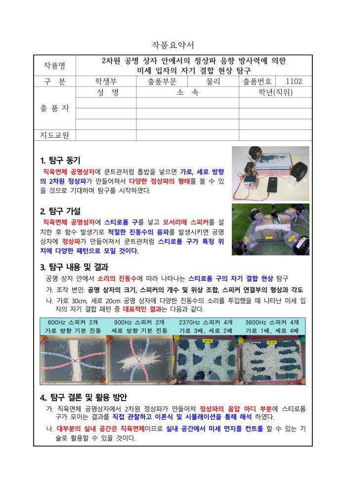 작품요약서